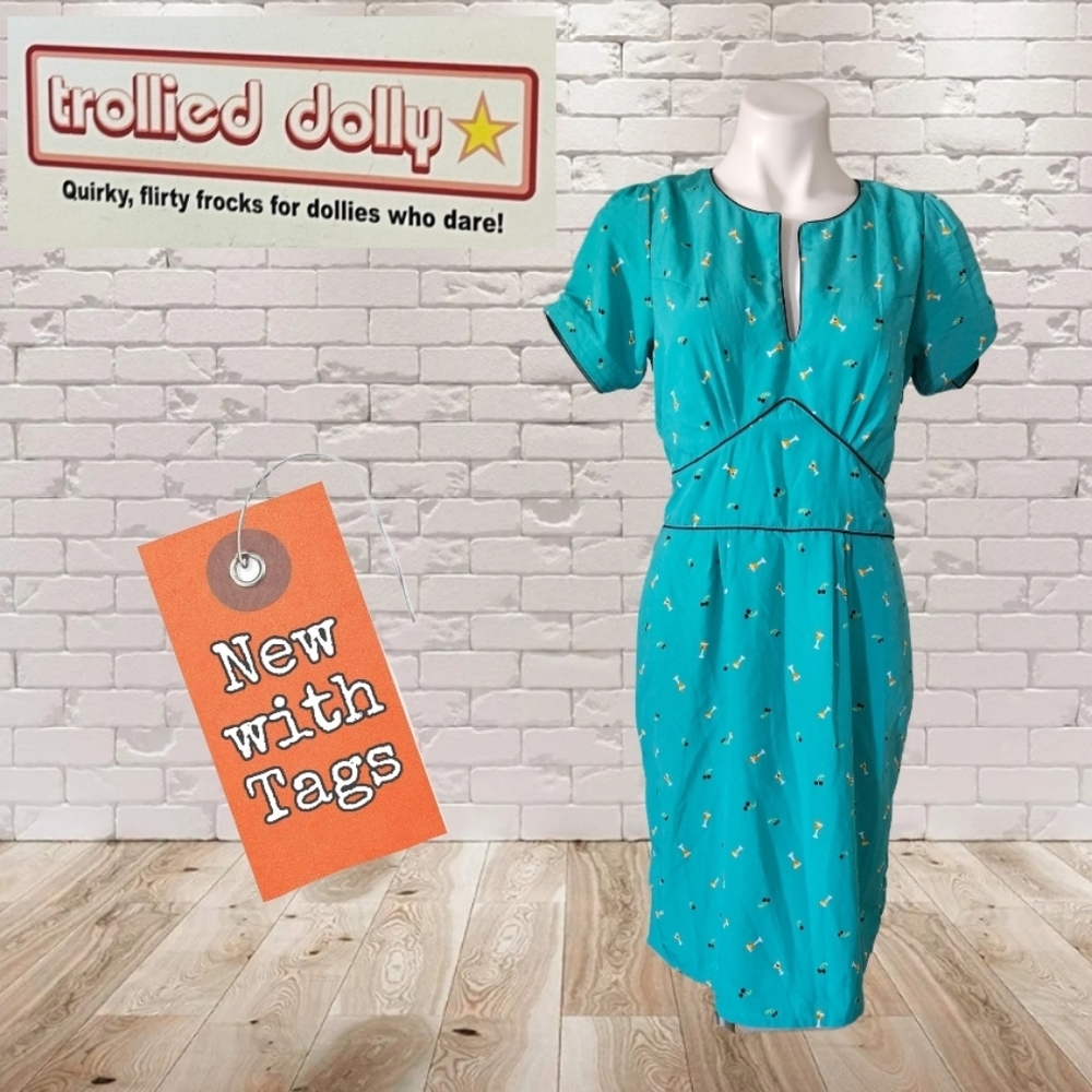 NWT/ Trollied DOLLY Martini Dress
